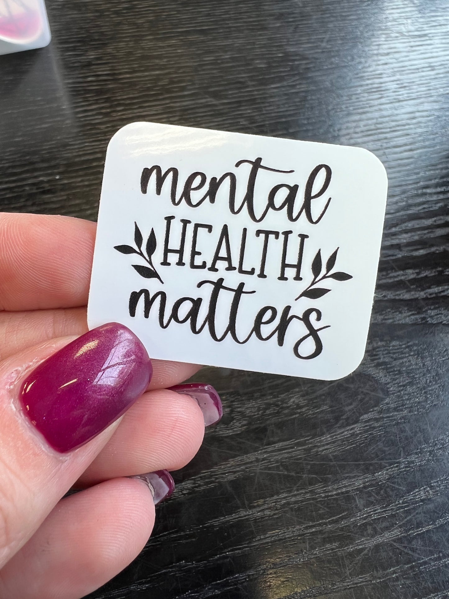 Mental health matters sticker