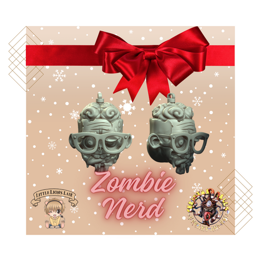 Zombie Nerd - Christmas Balls - Freaks & Rol - Christmas Bauble