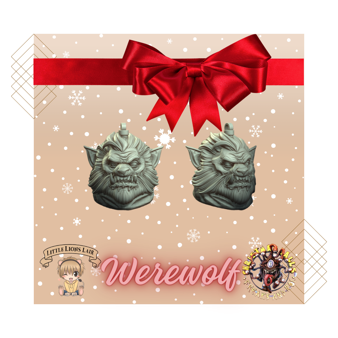 Werewolf - Christmas Balls - Freaks & Rol - Christmas Bauble