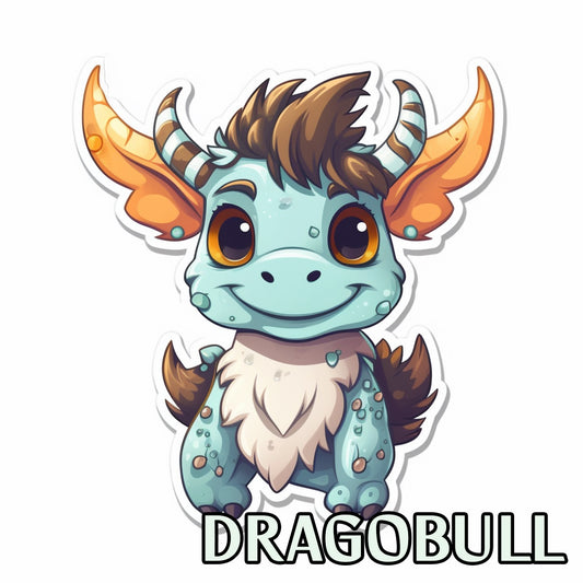 Dragobull Dragonimals Resin Minatare