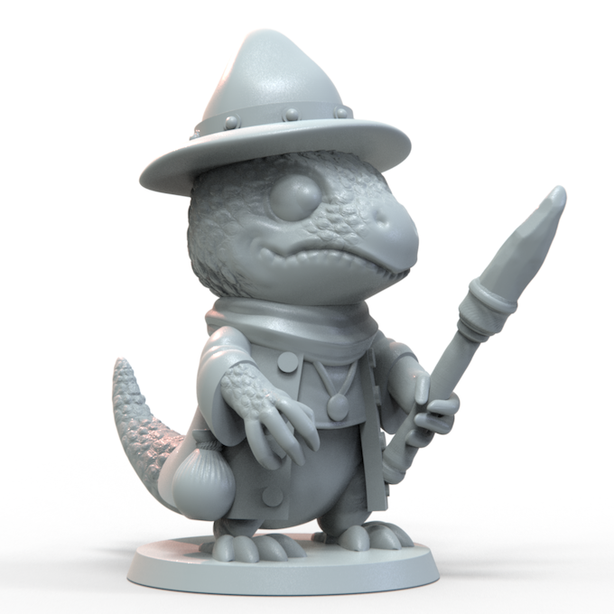 Lizard Fantazoor Chibi Miniature