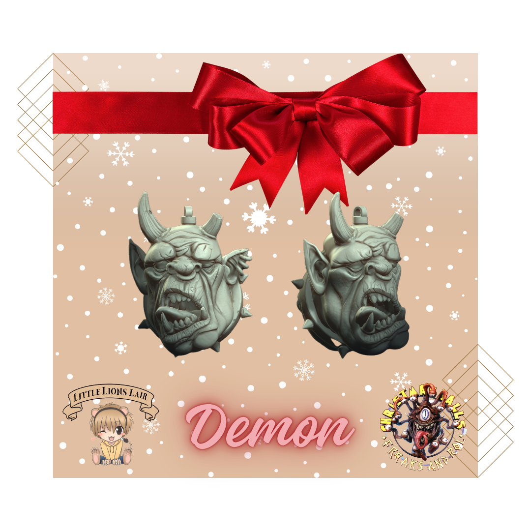 Demon - Christmas Balls - Freaks & Rol - Christmas Bauble