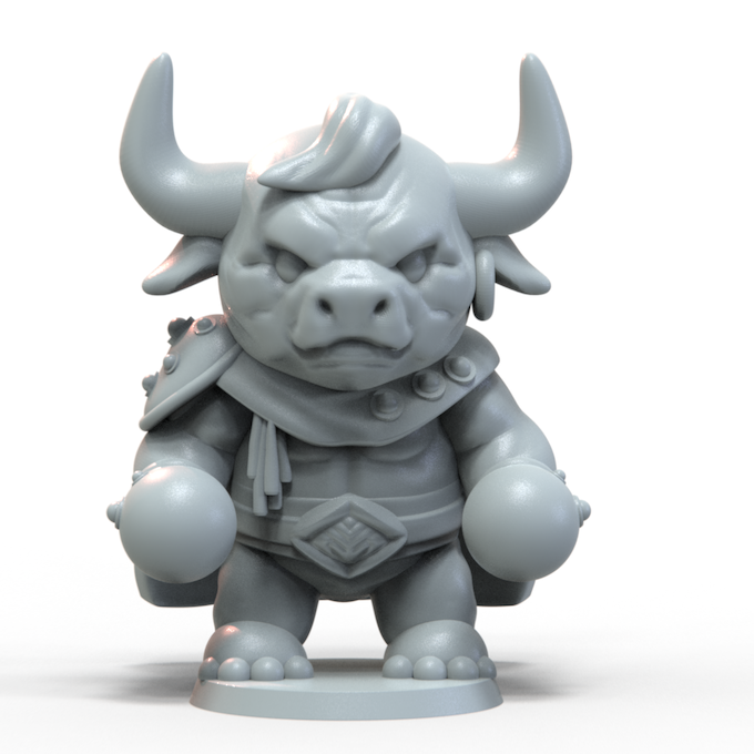 Bull Fantazoor Chibi Miniature