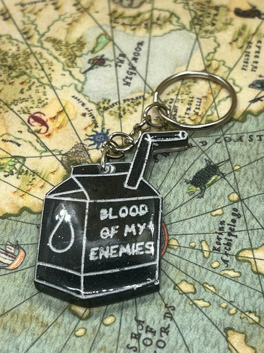 Blood of my enemies keychain