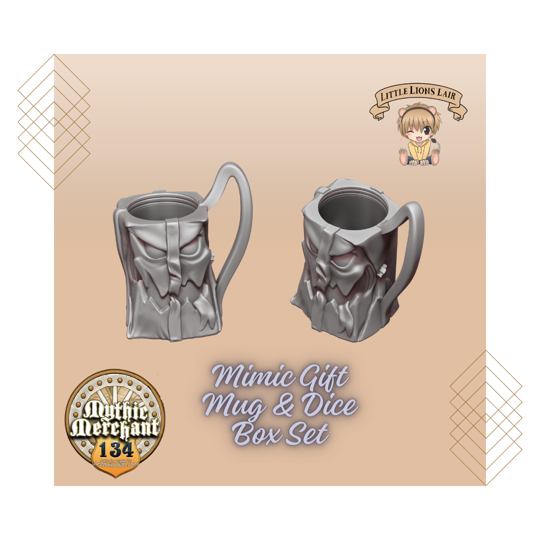 Mimic Gift Mythic Mug & Dice Box Set