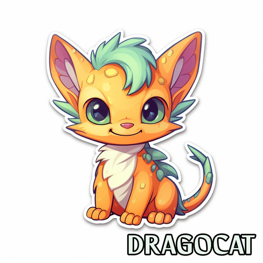 Dragocat Dragonimals Resin Minatare