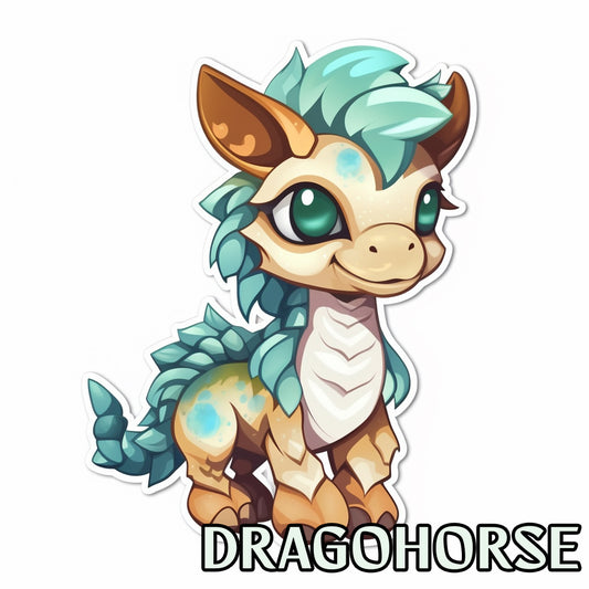 Dragohorse Dragonimals Resin Minatare