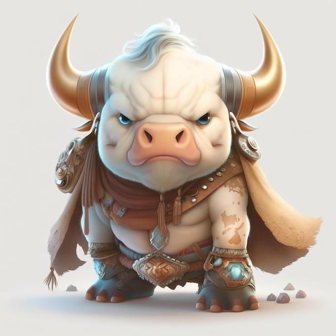 Bull Fantazoor Chibi Miniature