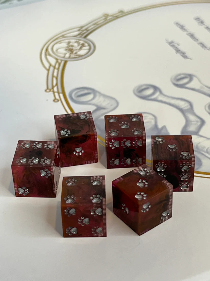 Custom Handmade Resin Dice