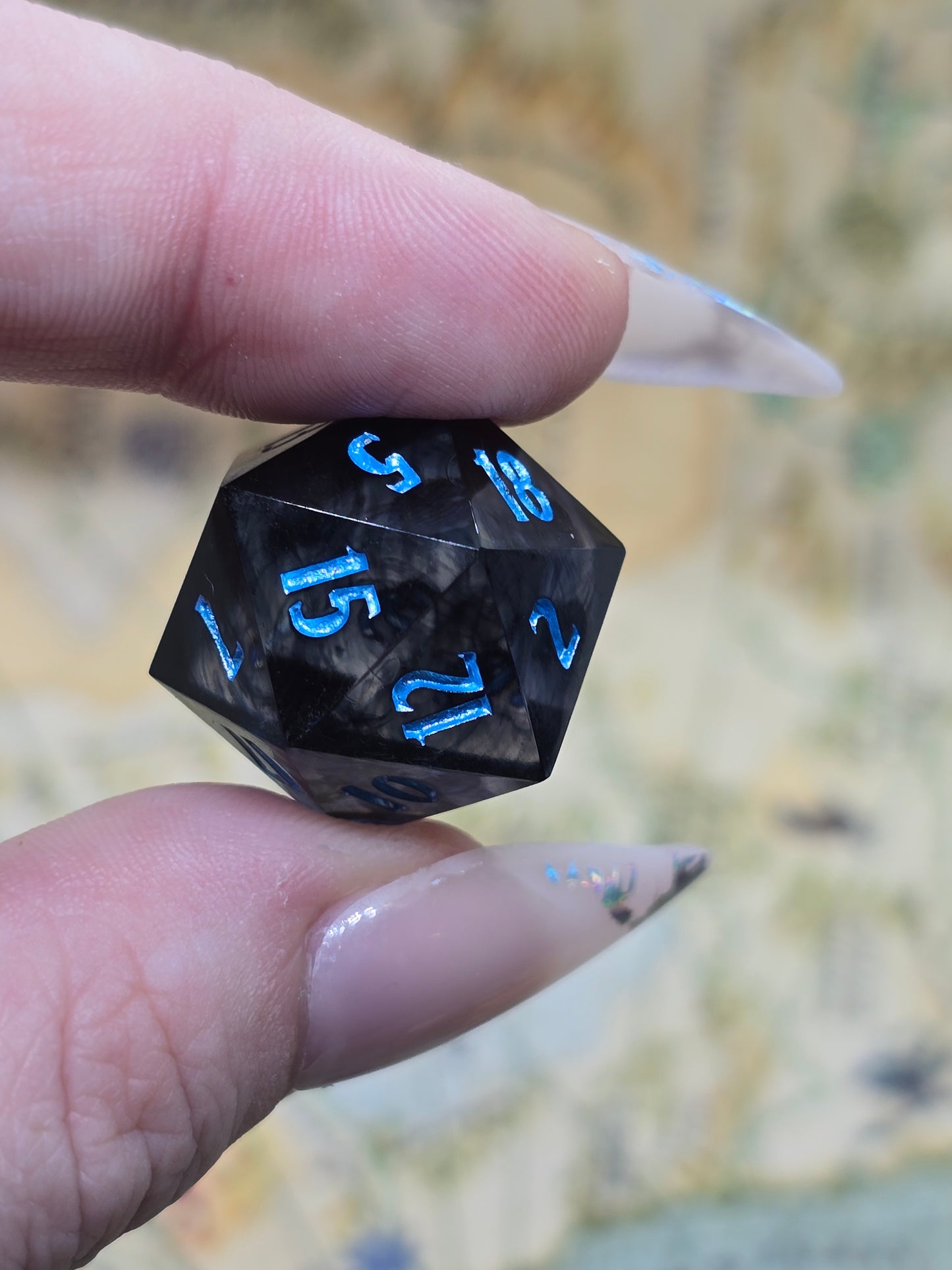 Dark night handmade crit/shit D20