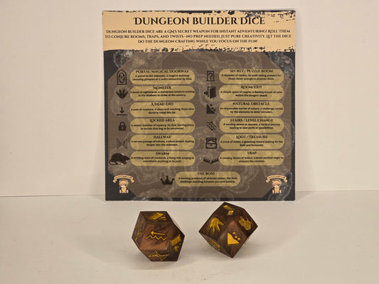 Dungeon builder handmade dice