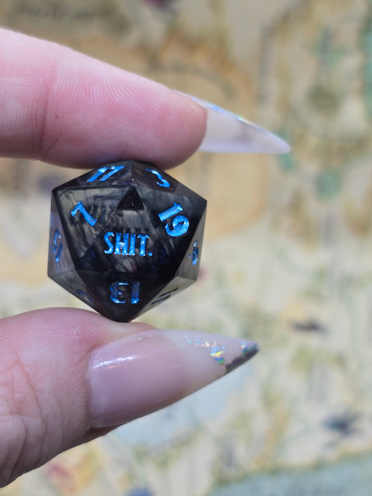 Dark night handmade crit/shit D20