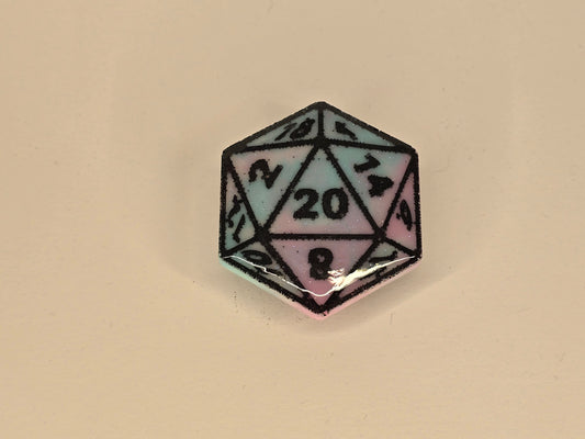 Cotton candy D20 phone grip
