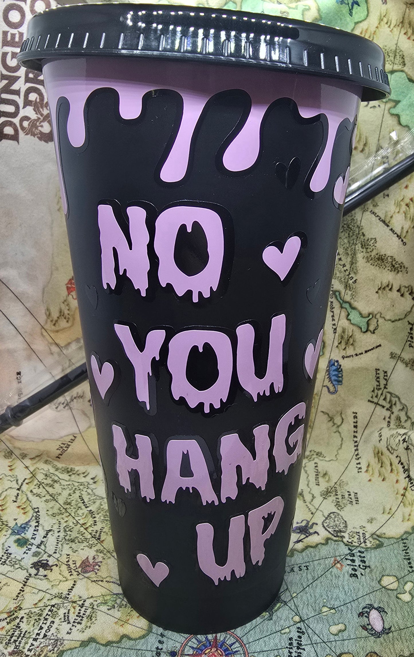 Ghost face no you hang up horror 24oz reusable cold cup