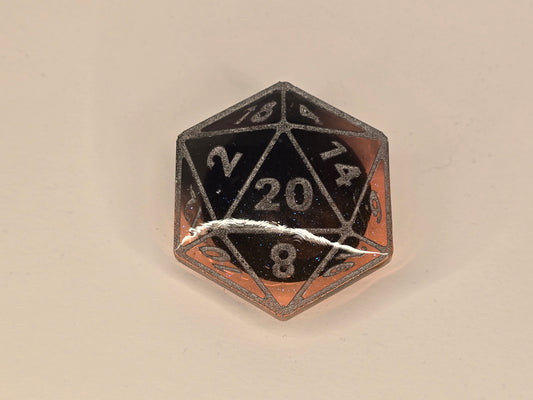 Pumpkin spice D20 phone grip