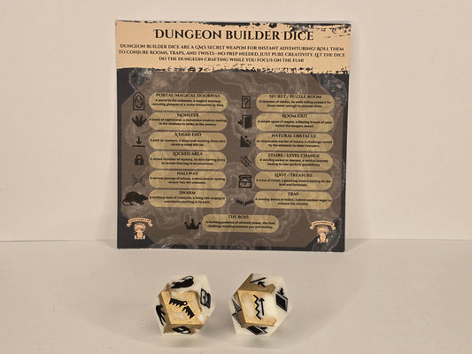 Dungeon builder handmade dice