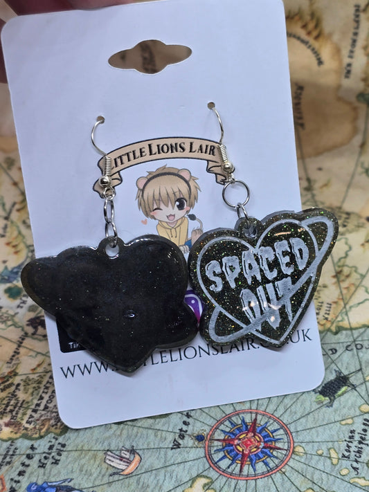 Spaced out sparkle dandly earrings