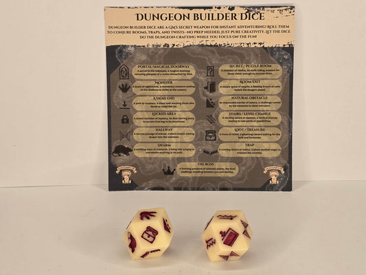 Dungeon builder handmade dice