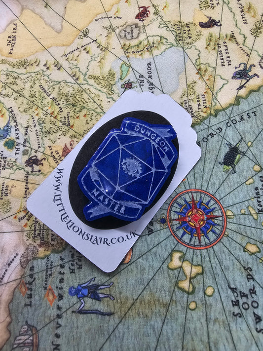 Dungeon master pin badge