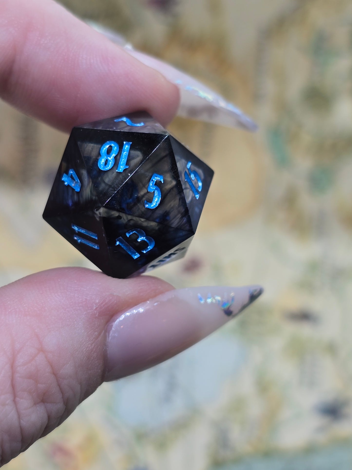 Dark night handmade crit/shit D20