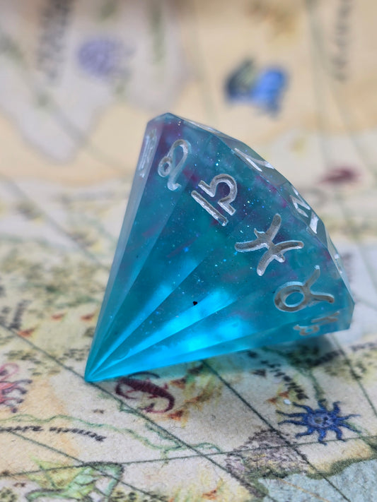 Spirit water zodiac D12 handmade dice