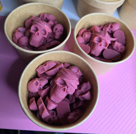 Black Cherry - Skull Scoopie Wax Melt Pot