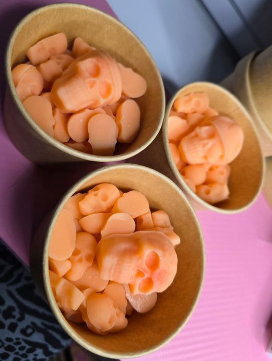 Orange & Cinnamon - Skull Scoopie Wax Melt Pot